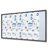 Showdown Displays Schaukasten SLIM grau 24x DIN A4