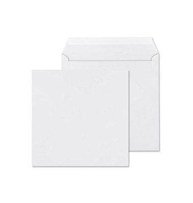 Briefumschlag 45631 quadratisch ohne Fenster haftklebend 100g weiß