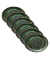 6 HEART & SOUL Servierplatten Perfect Match Avocado grün 31,0 x 24,0 cm