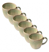 6 HEART & SOUL Espressotasse Perfect Match Thyme hellgrün 0,08 l