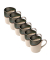 6 HEART & SOUL Kaffeebecher Perfect Match Avocado grün 0,25 l