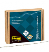 Lichterkette 31483 Micro, 10 LEDs, Länge 13,5m, warmweiß