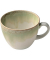 6 HEART & SOUL Kaffeetassen Perfect Match Thyme hellgrün 0,21 l