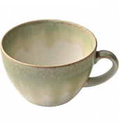 6 HEART & SOUL Kaffeetassen Perfect Match Thyme hellgrün 0,34 l