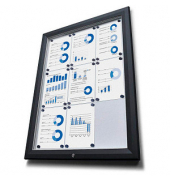 Showdown Displays Schaukasten Premium schwarz 9x DIN A4