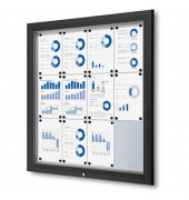 Schaukasten Premium schwarz 12x DIN A4