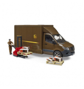 MB Sprinter UPS mit Fahrer und Zubehör 02678 Spielzeugauto
