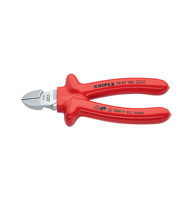 KNIPEX VDE 70 07 160 Seitenschneider KNIPEX VDE 70 07 160 Seitenschneider