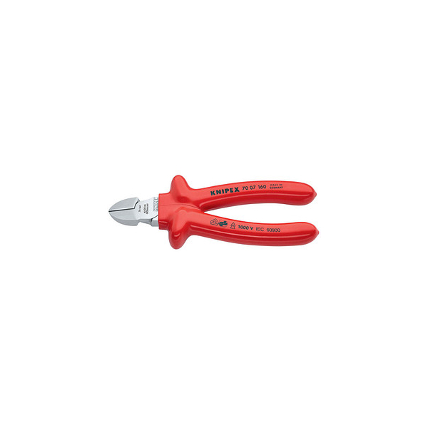 4003773018155 - KNIPEX ZIJSNIJTANG 70 7007-160MM 70 07 160 VDE Seitenschneider mit Facette 160 mm 4003773018155 - KNIPEX ZIJSNIJTANG 70 7007-160MM 70 07 160 VDE Seitenschneider mit Facette 160 mm