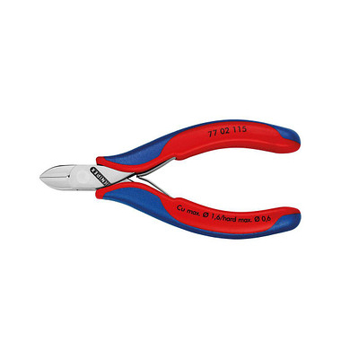 KNIPEX 77 02 115 kleine Facette Elektronik-Seitenschneider
