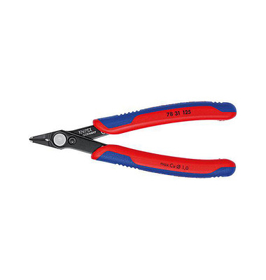 KNIPEX Super Knips schmaler Kopf 78 31 125 Elektronik-Seitenschneider KNIPEX Super Knips schmaler Kopf 78 31 125 Elektronik-Seitenschneider