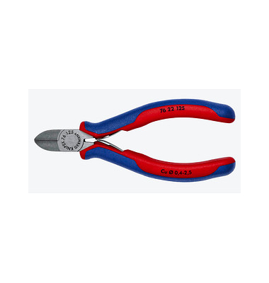 KNIPEX 76 22 125 Elektronik-Seitenschneider