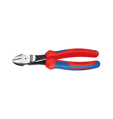 KNIPEX Kraft 74 12 180 Kraft-Seitenschneider KNIPEX Kraft 74 12 180 Kraft-Seitenschneider