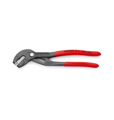 KNIPEX Federbandschellenzange 85 51 180 A 4003773081159 atramentiert 18,0 cm