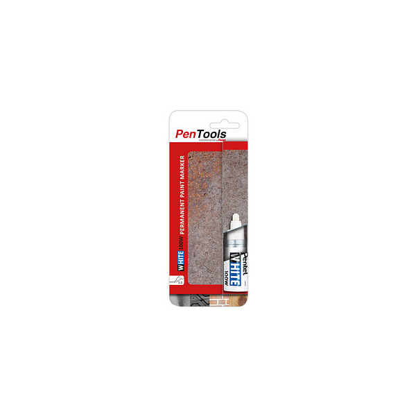4016284345900 - Paintmarker X100W-PRO1EU Industriemarker weiß 30 mm 4016284345900 Pentel 4016284345900 - Paintmarker X100W-PRO1EU Industriemarker weiß 30 mm 4016284345900 Pentel