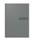Buchkalender 1079561635, Modell 795, grau, 1 Tag / 1 Seite, 14,5x20,6cm (A5), 2026