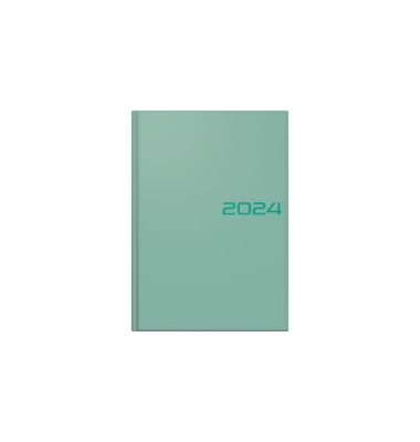 Buchkalender 1079561805, Modell 795, mint, 1 Tag / 1 Seite, 14,5x20,6cm (A5), 2025 Buchkalender 1079561805, Modell 795, mint, 1 Tag / 1 Seite, 14,5x20,6cm (A5), 2025