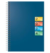 Buchkalender 1079640995, DATAline 796, blau, 1 Woche / 2 Seiten, 14,5x20,6cm (A5), 2025