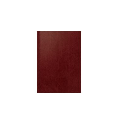 Buchkalender 1079560295, Modell 795, weinrot, 1 Tag / 1 Seite, 14,5x20,6cm (A5), 2025