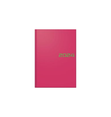Buchkalender 1079561645, Modell 795, pink, 1 Tag / 1 Seite, 14,5x20,6cm (A5), 2025 Buchkalender 1079561645, Modell 795, pink, 1 Tag / 1 Seite, 14,5x20,6cm (A5), 2025
