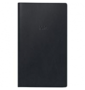 Wochenkalender 1075528905, Modell 755, schwarz, 1 Woche / 2 Seiten, 8,7x15,3cm, 2025