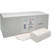 Falthandt&uuml;cher Comfort 4052105, 20,3x32cm, 2-lagig, Interfold-Falz (W-Falz), hochwei&szlig;, Tissue