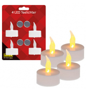 LED-Teelicht 408998 weiß 