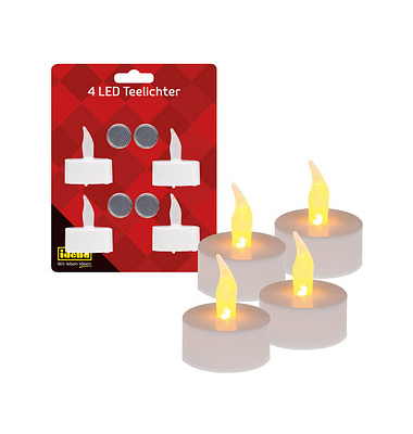 LED-Teelicht 408998 weiß 