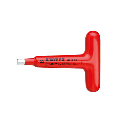 KNIPEX Sechskant-Schraubendreher VDE 6 mm 4003773020448 KNIPEX Sechskant-Schraubendreher VDE 6 mm 4003773020448