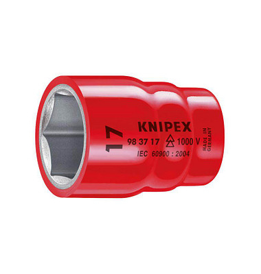 KNIPEX 12 6-kant Steckschlüsseleinsatz Größe: 12 Zoll, 10,0 mm