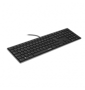 RIVA Slim Metal Scissor Tastatur kabelgebunden schwarz