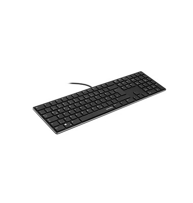 speedlink RIVA Slim Metal Scissor Tastatur kabelgebunden schwarz