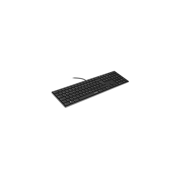 4027301550962 - SpeedLink RIVA Slim Kabelgebunden Tastatur Deutsch QWERTZ Schwarz Geräuscharme Tasten