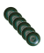 6 HEART & SOUL Suppenteller Perfect Match Avocado grün 28,0 cm