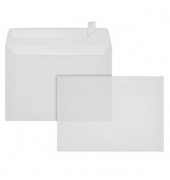 Briefumschlag 45662 C5 ohne Fenster haftklebend 100g transparent