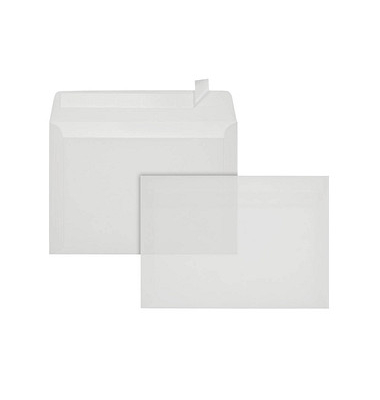 Briefumschlag 45662 C5 ohne Fenster haftklebend 100g transparent