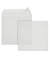 Briefumschlag 45686 quadratisch ohne Fenster haftklebend 100g transparent