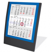 Tischkalender Einsteckkalender 20242025 schwarzblau
