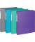 Ringbuch Teksto 51654E, A4 4 Ringe 30mm Ring-&Oslash; Karton grau