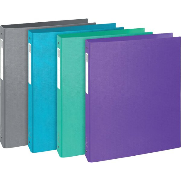 3130630516576 - Ringbuch Teksto ohne 51657E A4 4 Ringe 30mm Ring-Ø Karton lila 3130630516576 Exacompta