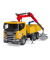 bruder Scania Super 560R Baustellen-LKW mit Kran 03551 Spielzeugauto