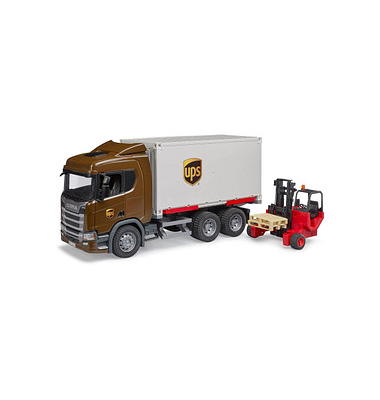 bruder Scania Super 560R Logistik-LKW UPS 03582 Spielzeugauto