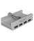 DeLOCK USB-Hub 4-fach silber