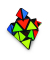 invento Mefferts Pyraminx Zauberwürfel Geschicklichkeitsspiel