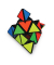 invento Mefferts Pyraminx Zauberwürfel Geschicklichkeitsspiel