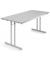 Klapptisch MODUL, 72cm (H), 160x70cm (BxT), rechteckig, grau / lichtgrau