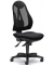 Bürodrehstuhl COMFORT NET PLUS, schwarz/schwarz / schwarz, bis 110kg, ohne Kopfstütze