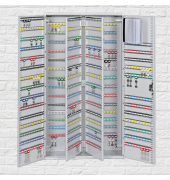 Schlüsselschrank mit 1170 Haken, 2türig