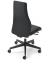 Bürodrehstuhl AirSIT DV, schwarz / schwarz, bis 110kg, ohne Kopfstütze