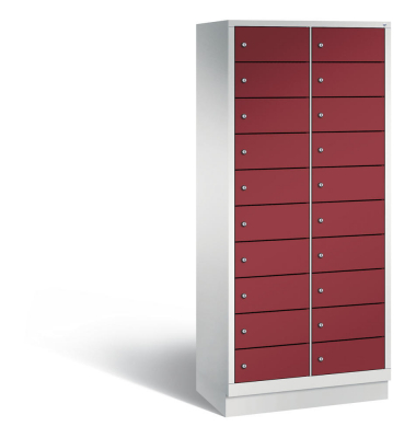 Laptopschrank, 2 x 10 Fächer